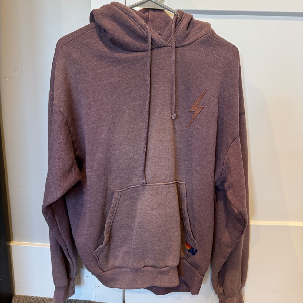 Aviator Nation Mocha Bolt Hoodie
